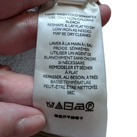 Free People Ottoman Slouchy Tunic Sweater Dress Oyster Beige Cotton Women Small - Picture 11 of 14